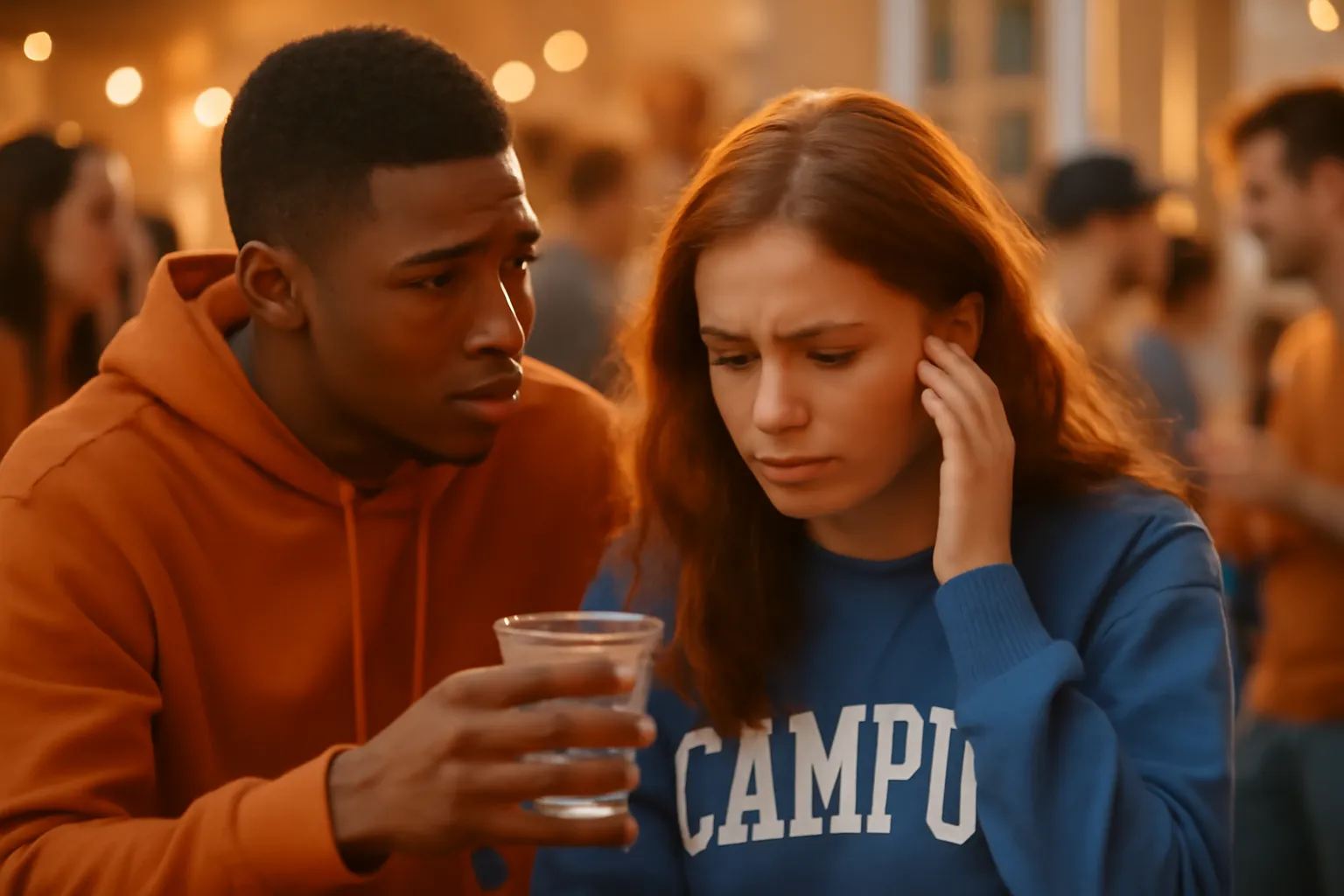 Étudiants en soirée qui appliquent la technique du binôme